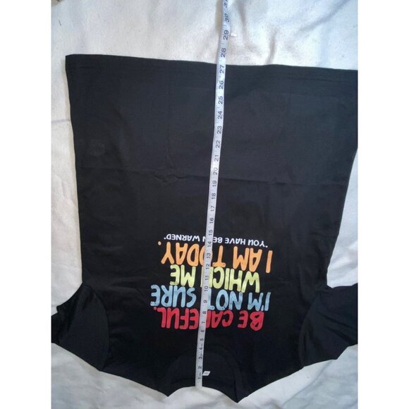 Be Careful Im Not Sure Which Me I Am Today Funny Graphic Black T-Shirt M - Picture 4 of 5